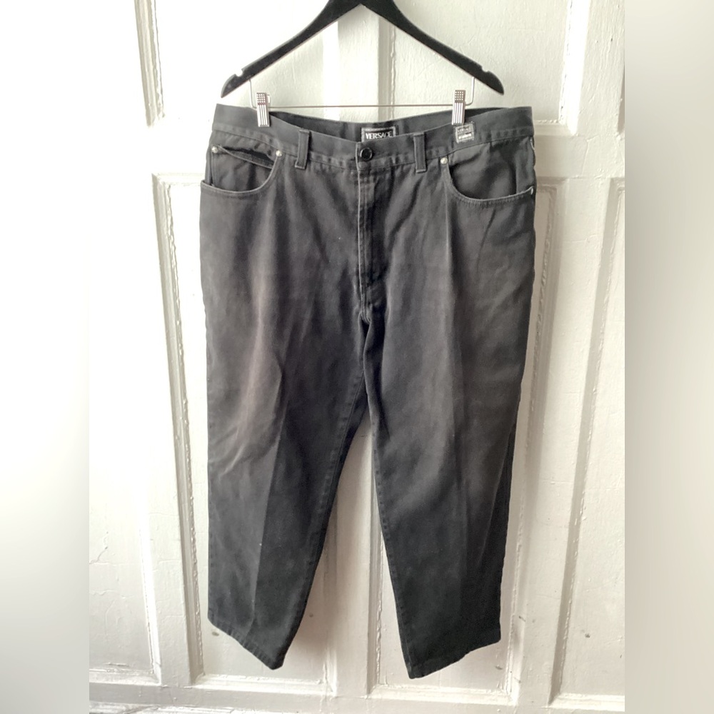 Versace Couture Black Denim Jeans